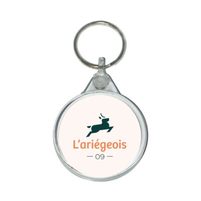 Porte clé L'Ariégeois 09 Beige